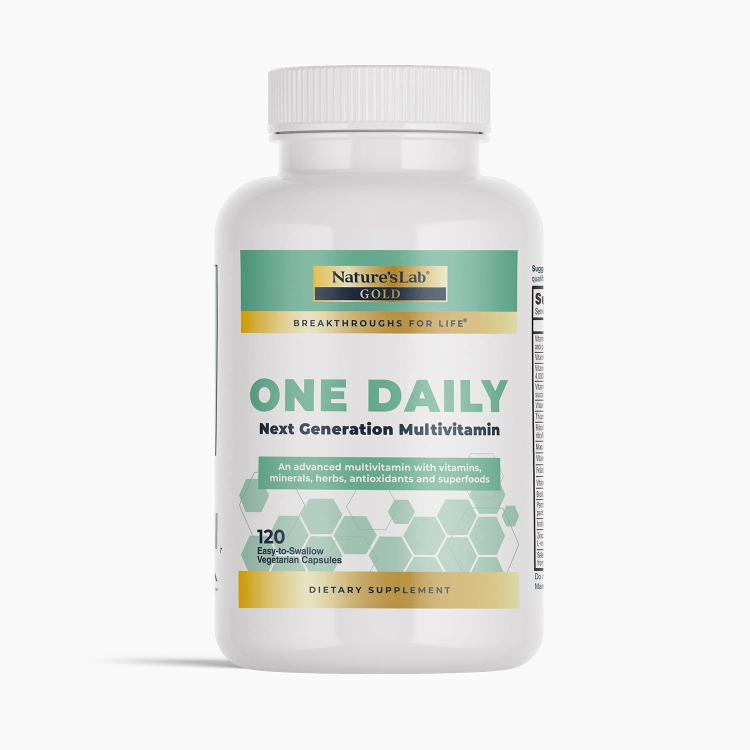 Nature's Lab Gold One Daily Multivitamin — 30+ Nutrients in a Single Capsule