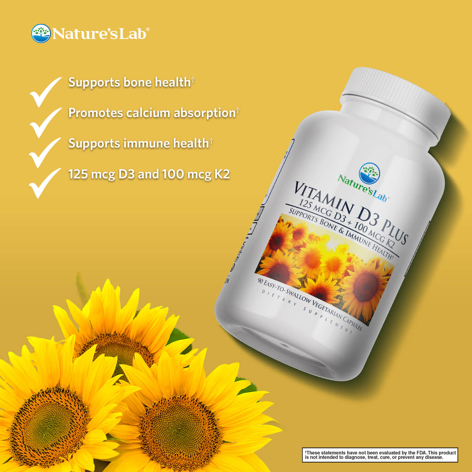 Nature's Lab Gold Fall Wellness Kit — 3-Supplement Bundle for Seasonal Health